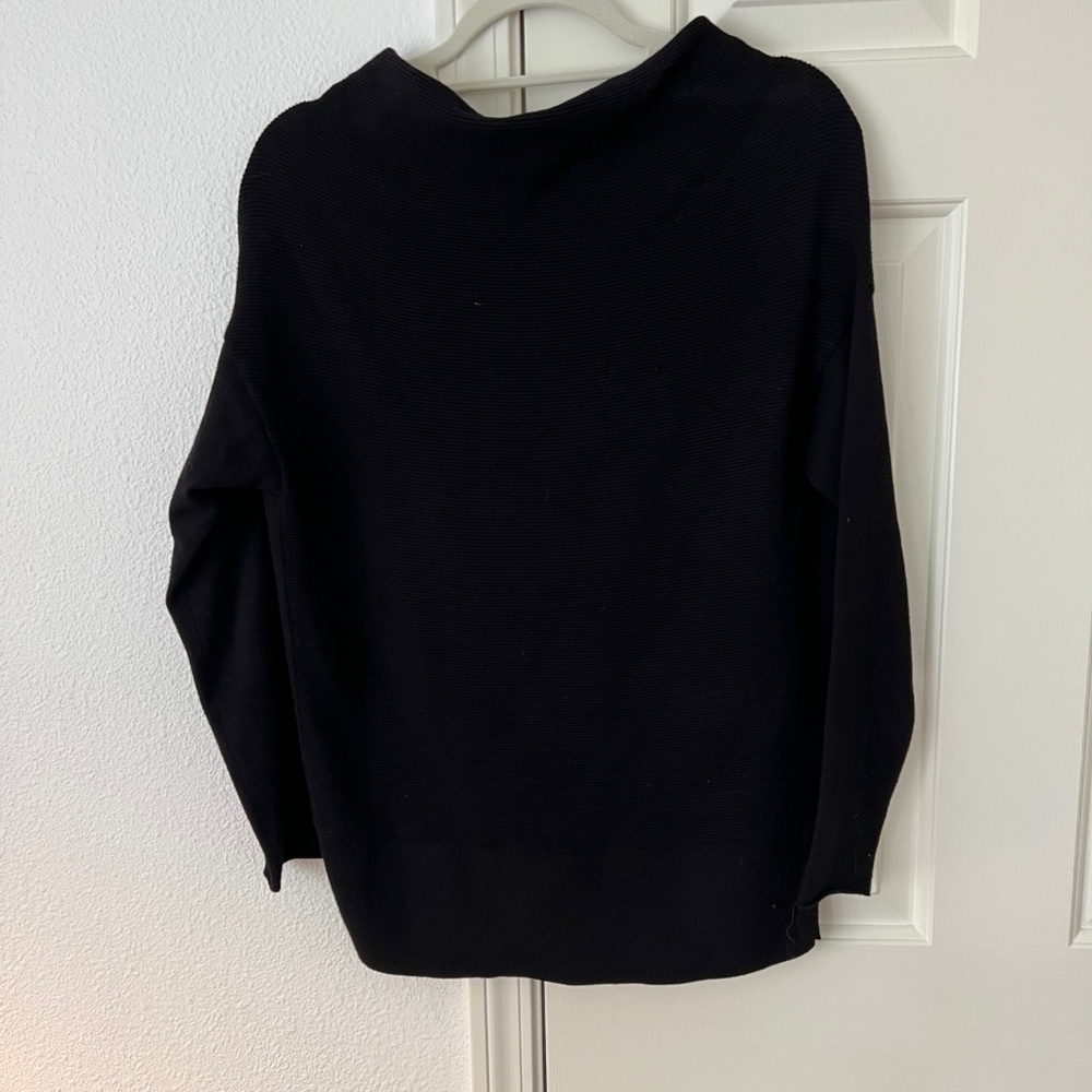 Club Monaco Black Loose Neck Sweater (M)